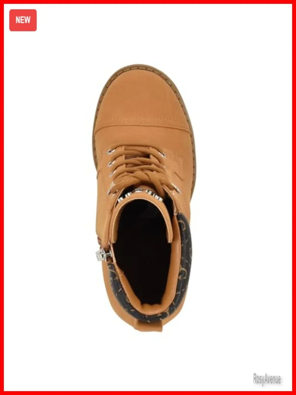 Faux Suede Lace-Up Combat Ankle Booties with Block Heel